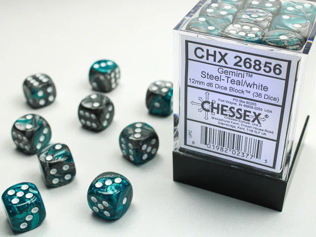 Gemini: 36D6 Steel-Teal/White