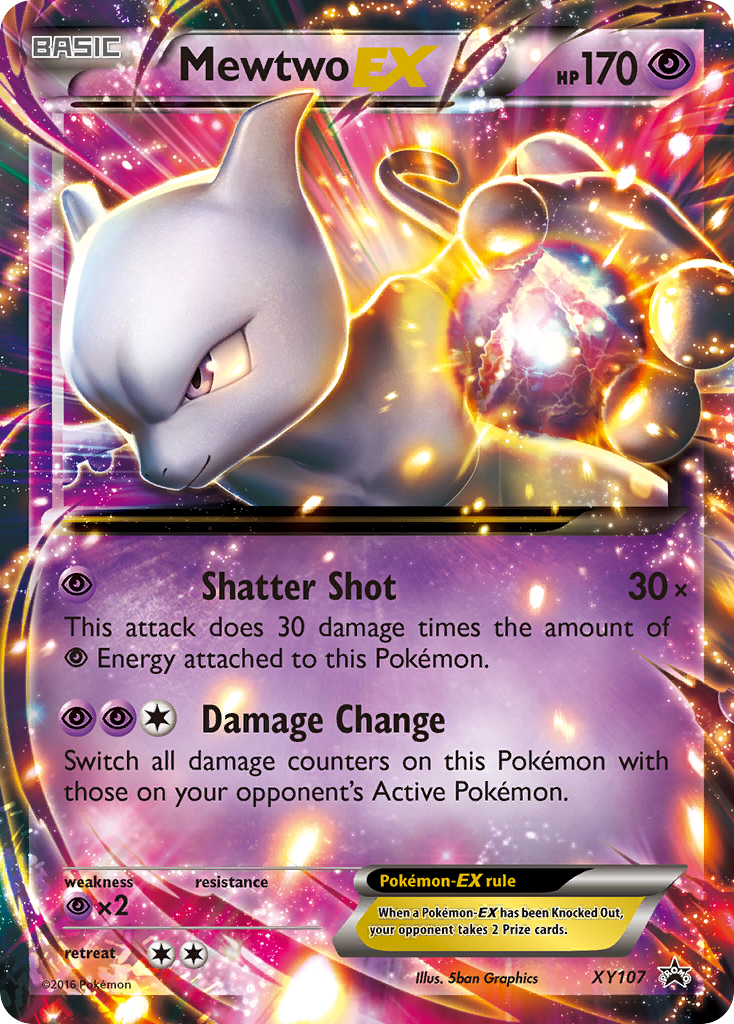 Mewtwo EX (XY107) [XY: Black Star Promos]