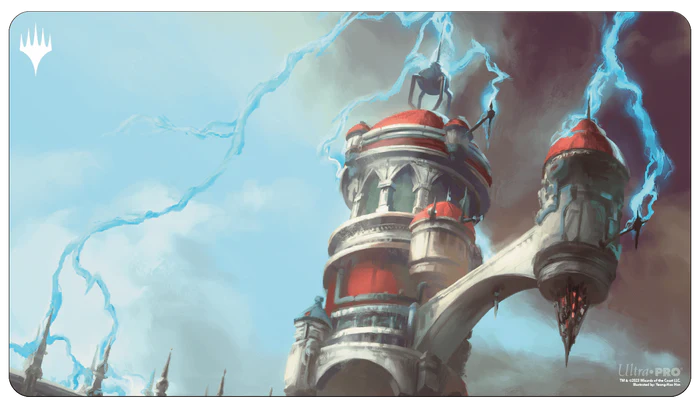 Playmat: Magic the Gathering: Ravnica Remastered: Izzet League: Steam Vents