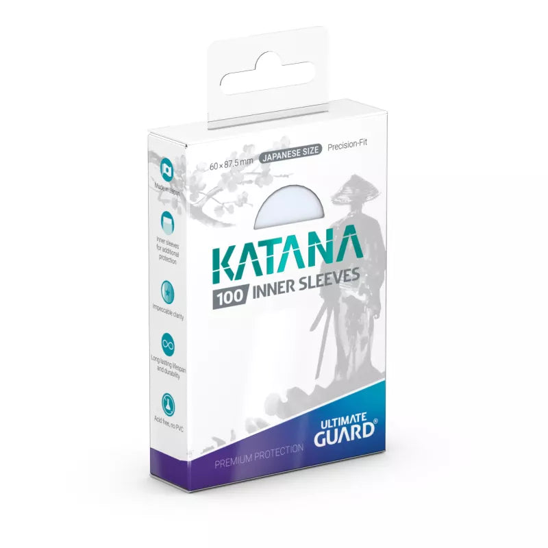 Ultimate Guard Inner Sleeves - Japanese Size - Katana (100)