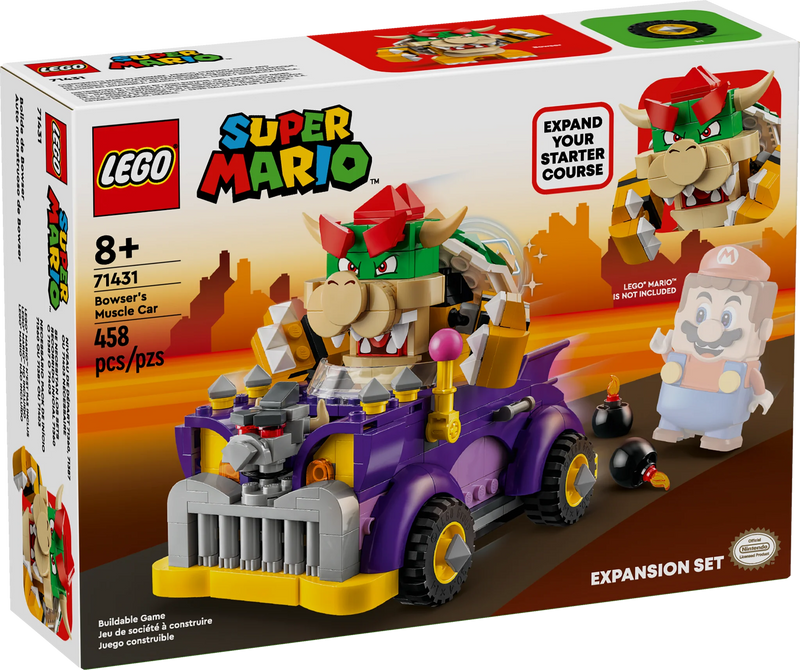 LEGO® Super Mario™ Bowser’s Muscle Car Expansion Set (71431)