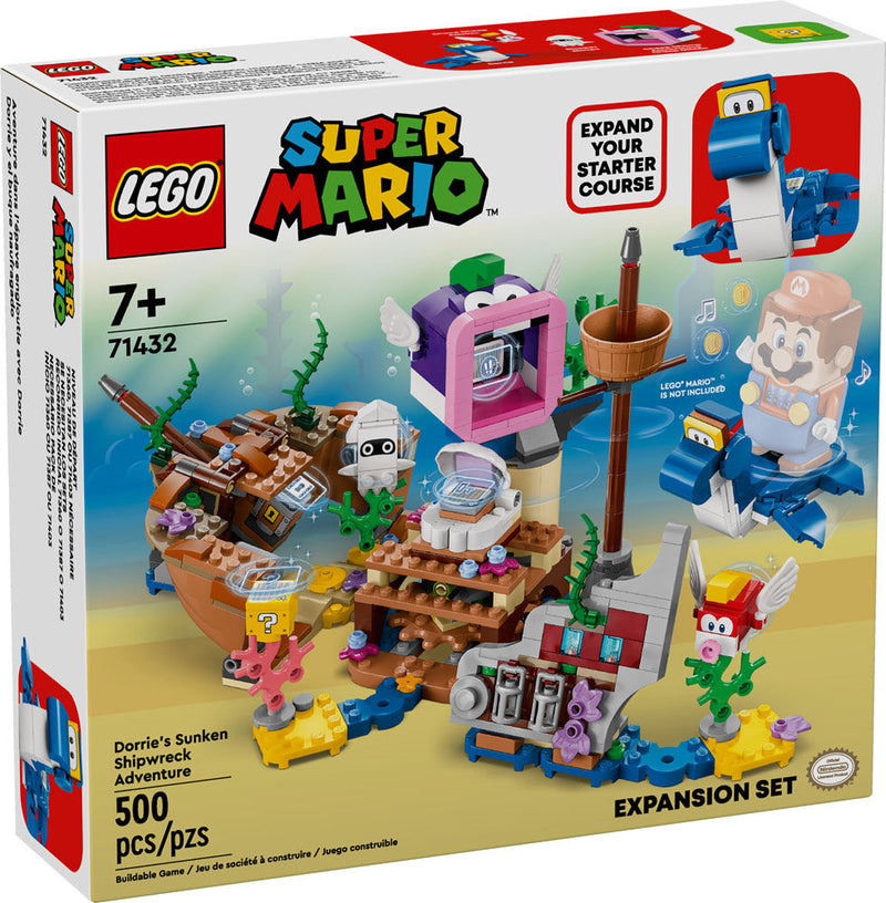 LEGO® Super Mario™ Dorrie's Sunken Shipwreck Adventure Expansion Set (71432)