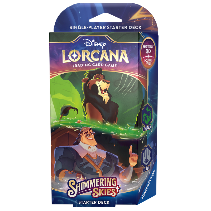 Disney Lorcana: Shimmering Skies - Starter Deck [Emerald and Steel]