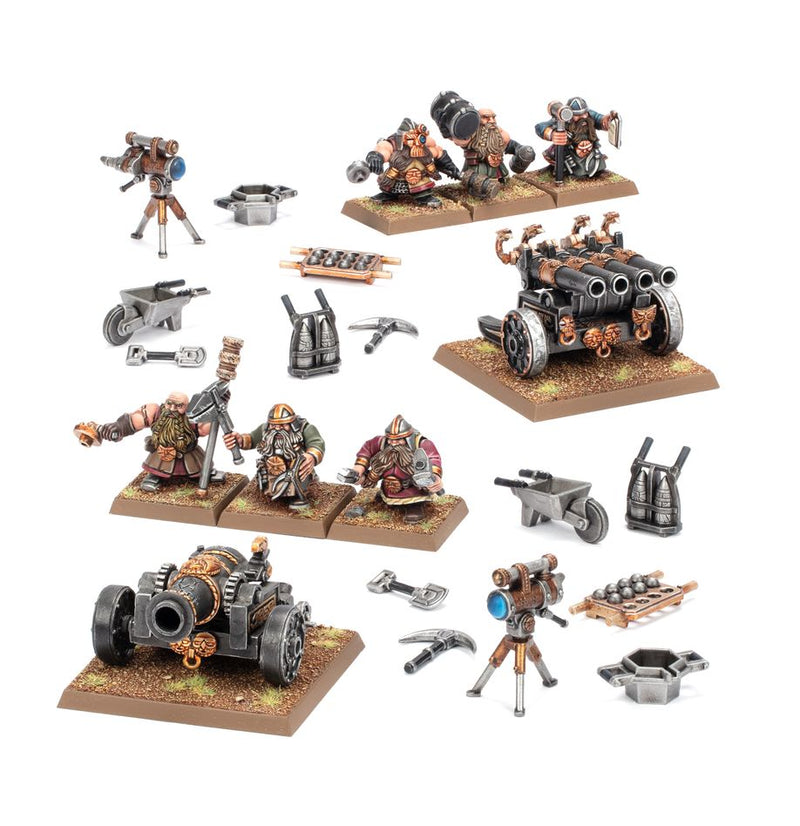 Dwarfen Artillery: Cannon & Organ Gun