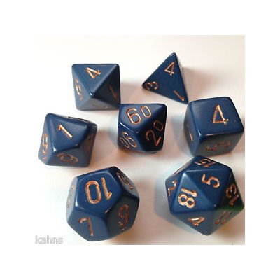 Vortex dice - Blue/Gold