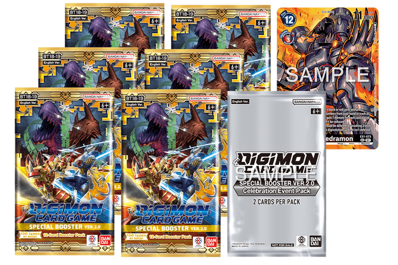 Digimon Special Booster Ver. 2.0 Booster - Celebration Event Bundle