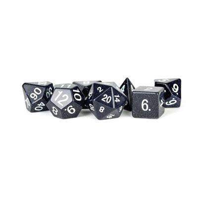 Dice: Stone 16mm 7pc Set: Blue Sandstone