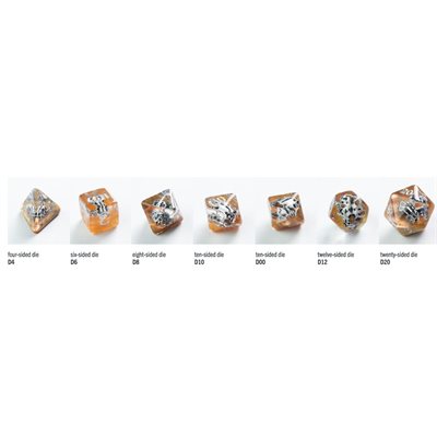 Embraced Series: Death Valley: RPG Dice Set (7pcs)