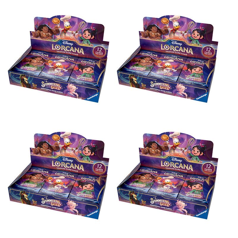 Disney Lorcana: Shimmering Skies - Booster Box x 4 (Case)