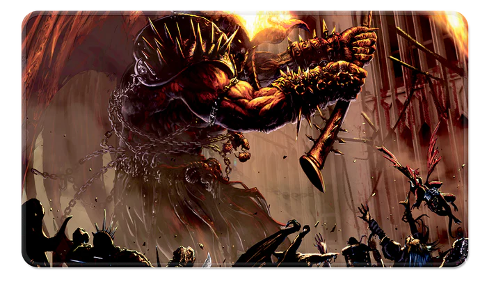 Stitched Playmat: Magic the Gathering: Commander: Rakdos, Lord of Riots