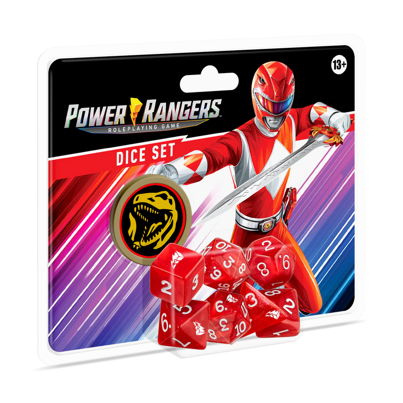 Power Rangers Roleplaying Game Dice (Red Ranger)