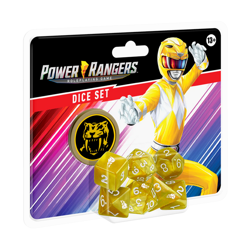 Power Rangers Roleplaying Game Dice (Yellow Ranger)