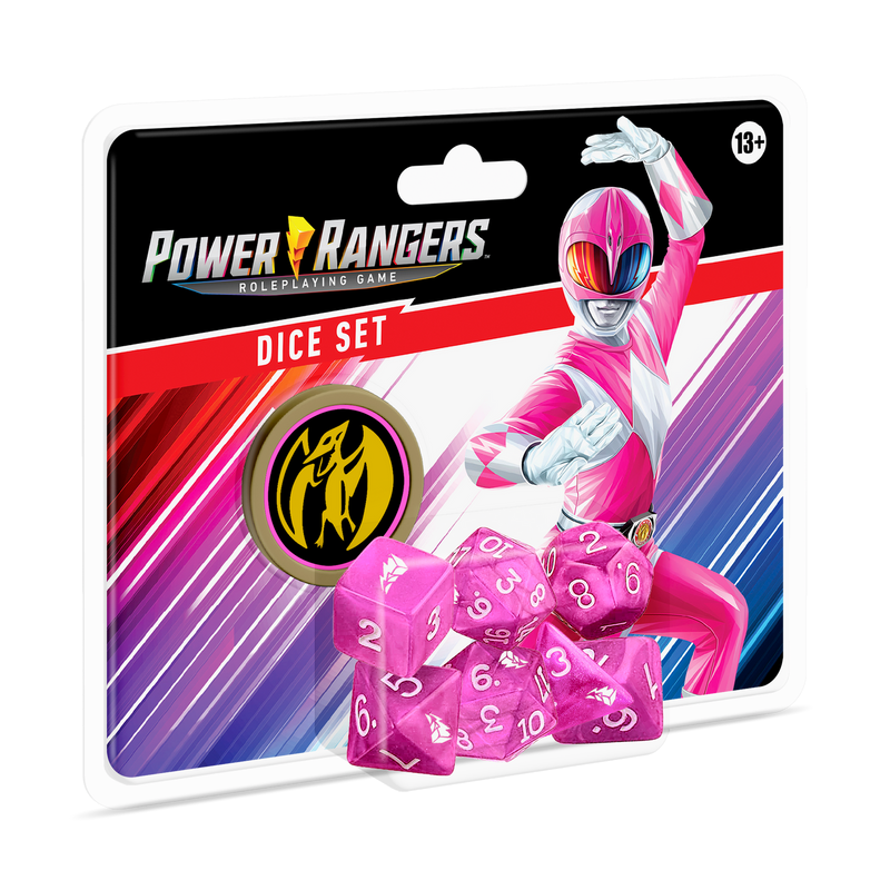 Rangers Roleplaying Game Dice (Pink Ranger)