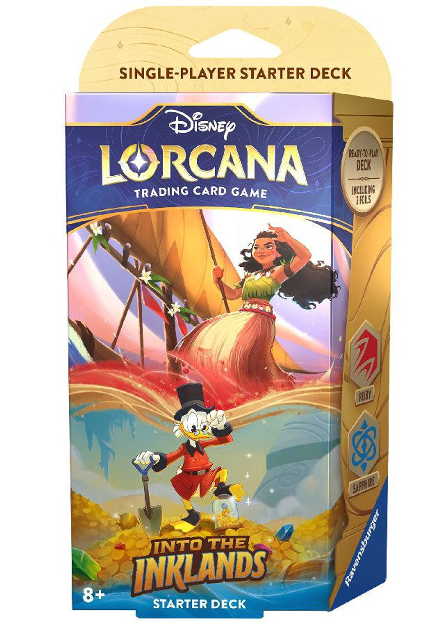 Disney Lorcana: Rise of the Floodborn Starter Deck (Amber