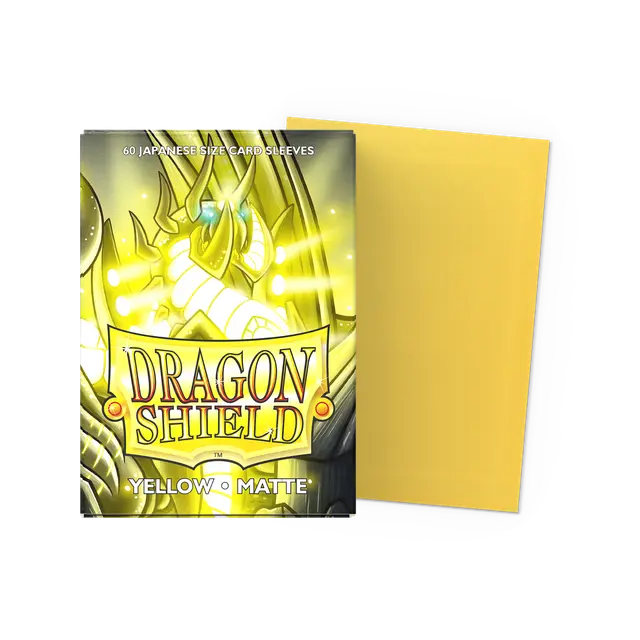 Sleeves: Dragon Shield: Matte Japanese: Yellow (60)