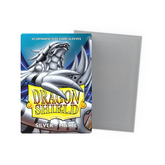 Sleeves: Dragon Shield: Matte Japanese: Silver (60)