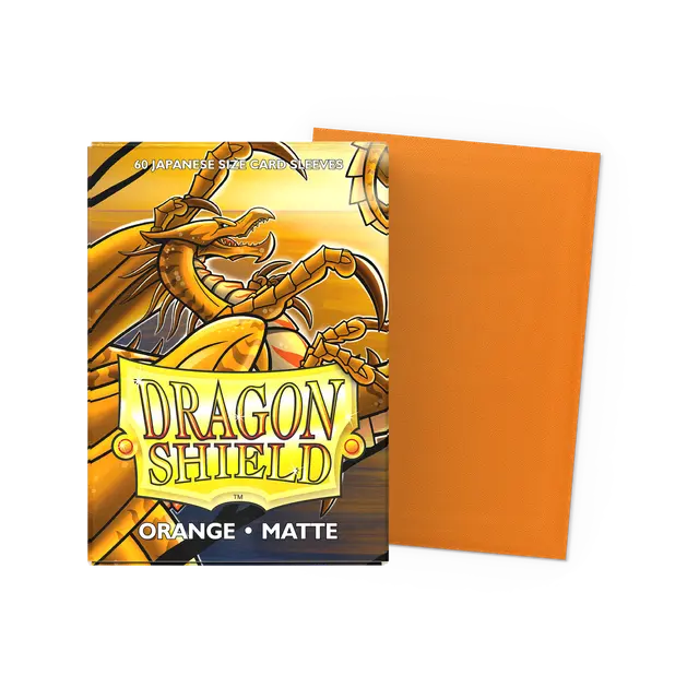 Sleeves: Dragon Shield: Matte Japanese: Orange (60)