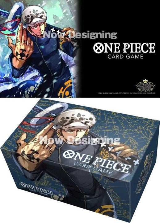 ONE PIECE CG PLAYMAT/STORAGE BOX SET TRAFALGAR LAW