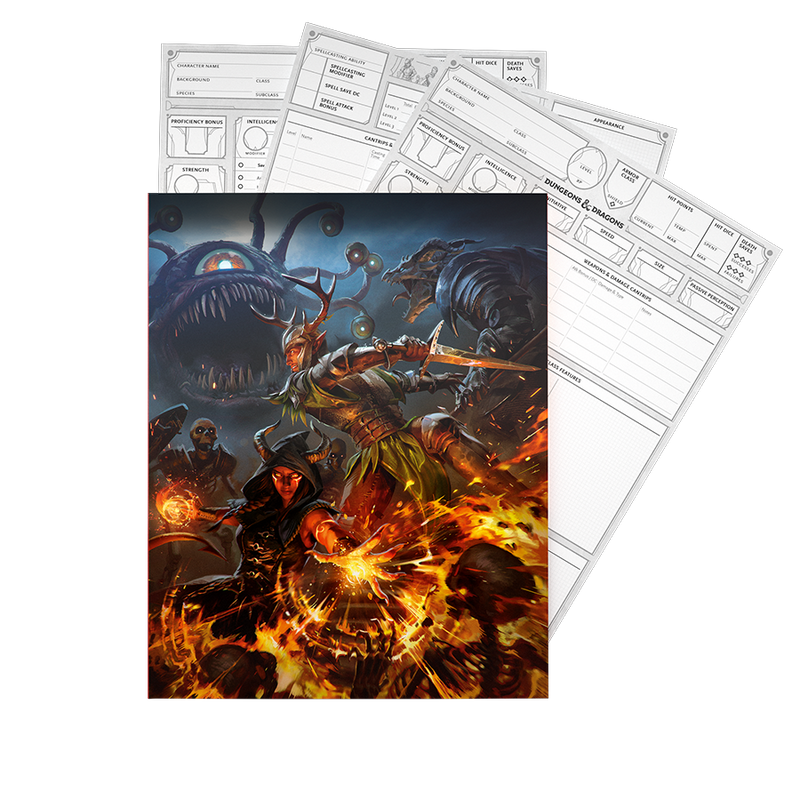 Dungeons & Dragons RPG 2024 Character Sheets