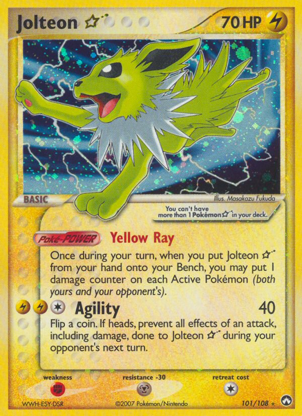 Jolteon Star (101/108) [EX: Power Keepers]