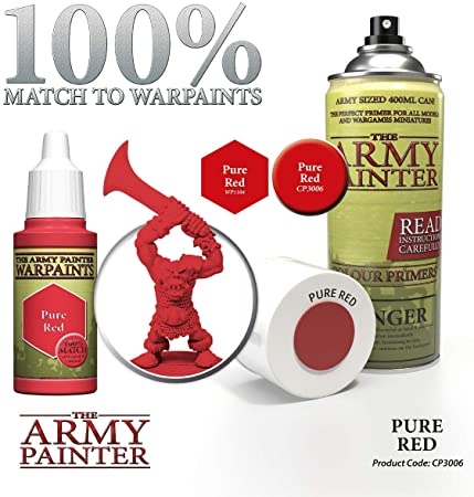 Army Painter Color Primer Pure Red Spray