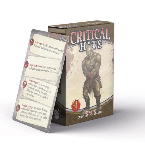 Critical Hits - Critical Hits For Players Outcome Deck