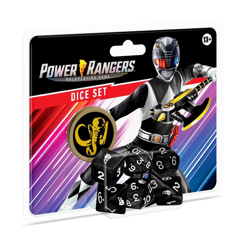 Power Rangers Roleplaying Game Dice (Black Ranger)