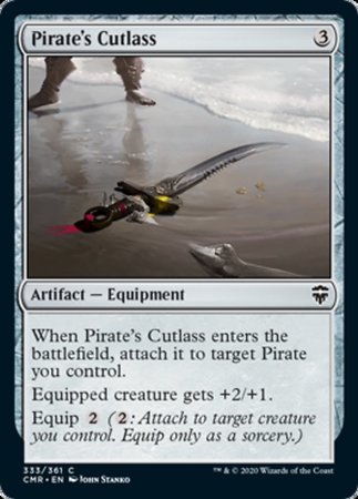 Pirate's Cutlass [Commander Legends]