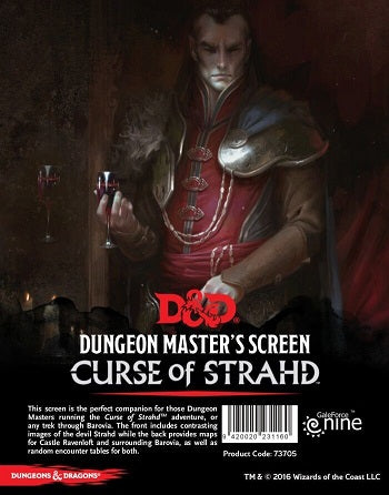 Dungeon Master's Screen Curse of Strahd